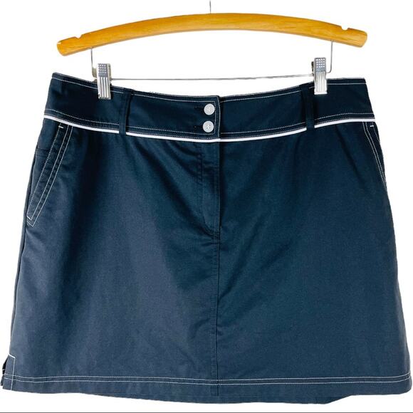 adidas Dresses & Skirts - Adidas black white golf athletic yoga walking athlesiure tennis skirt skort 14